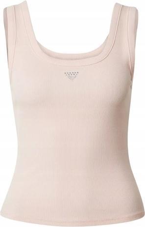 Produktbild Guess Damen Top Sl Triangle Bling Rib T-Shirt (XS)