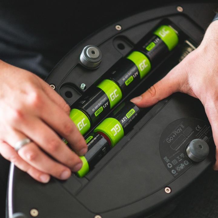 Immagine prodotto GreenCell 4x Batteria Ni-MH D R20 HR20 - Ricaricabile - 1,2V - 8000mAh (2 pz., HR03, 8000 mAh)