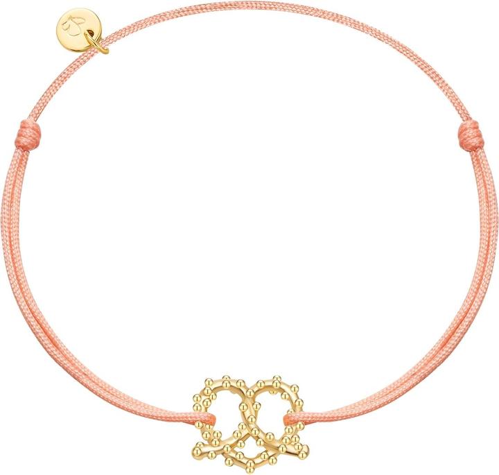 Immagine prodotto Glanzstücke München Bracciale da donna con cuore pretzel - 36376 (22 cm, Argento)