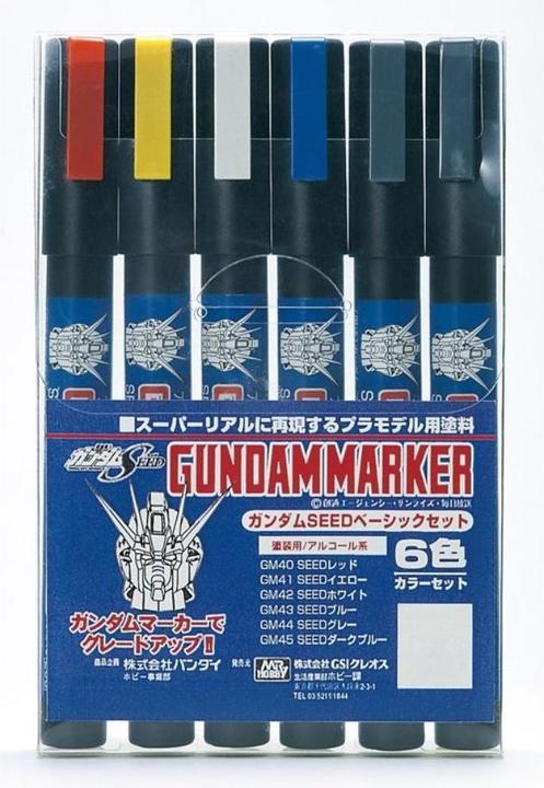 Bandai GUNDAM - Gundam Marker GMS-109 Gundam Seed Set