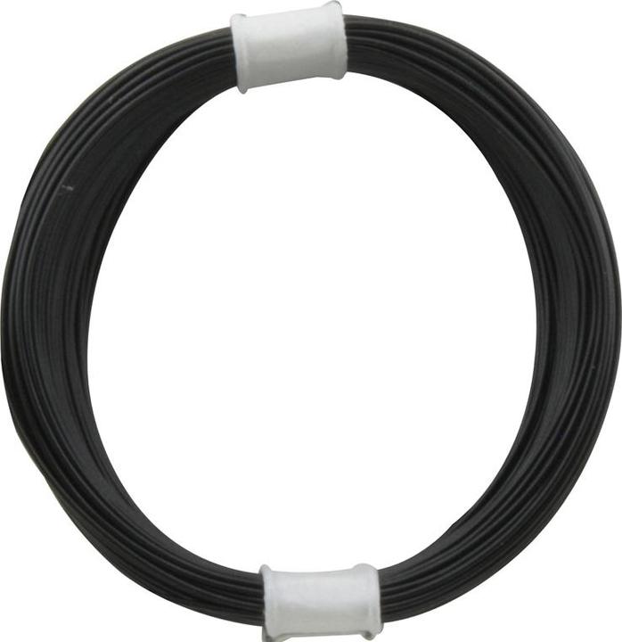 Donau Kupfer-Litze 10m Schwarz Extra Dünn (10 m)