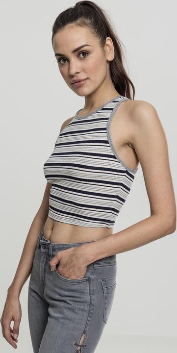 Immagine prodotto Urban Classics Top a strisce a coste per donna (XL)