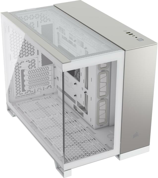 Produktbild Corsair 2500X (wei?/aluminium, Tempered Glass x 2) (mATX, Mini-ITX)
