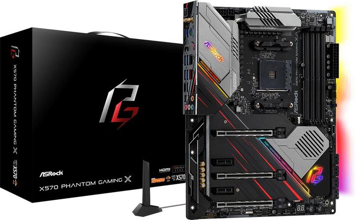Produktbild AsRock X570 Phantom Gaming X (AM4, AMD X570, ATX)
