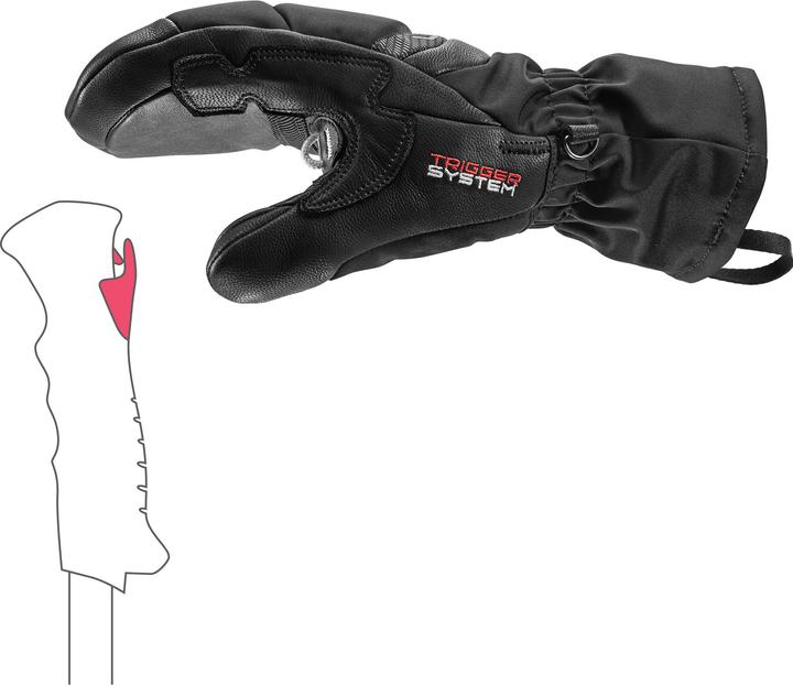 Actual product image Leki Griffin Base 3D Mitten (S)