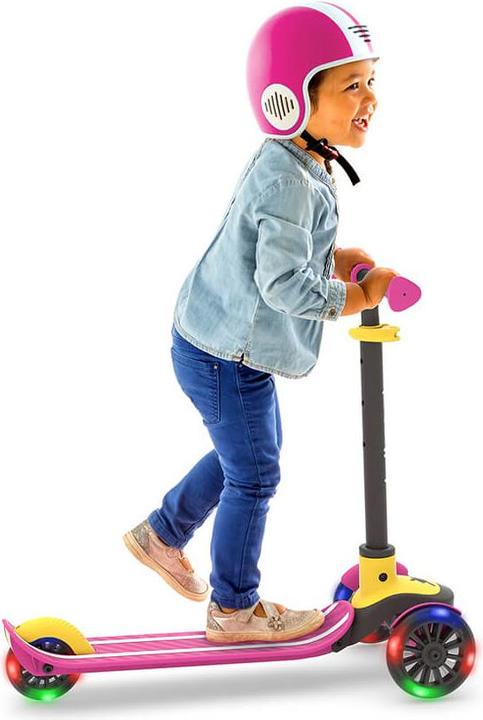 Actual product image Chillafish Scotti GLOW 3-wheel scooter with brake and LED lights