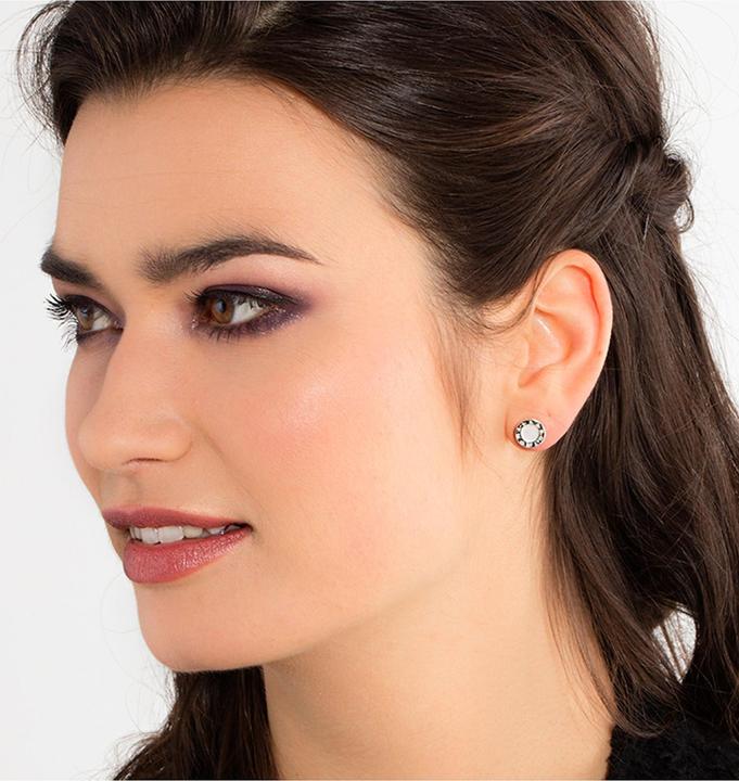Actual product image Thomas Sabo Stud Earrings Classic White (Silver)