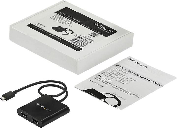 Produktbild StarTech USB-C zu HDMI Multi-Monitor Adapter (HDMI, 6.20 cm)