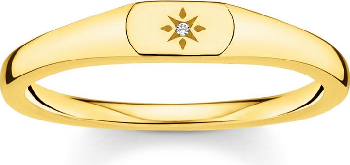 Produktbild Thomas Sabo Ring Stern Gold (56, 925 Silber)
