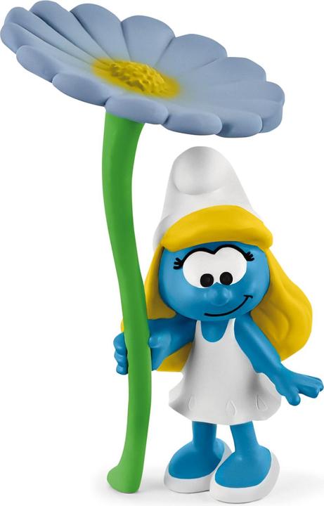 Schleich Schlumpfine mit Blume