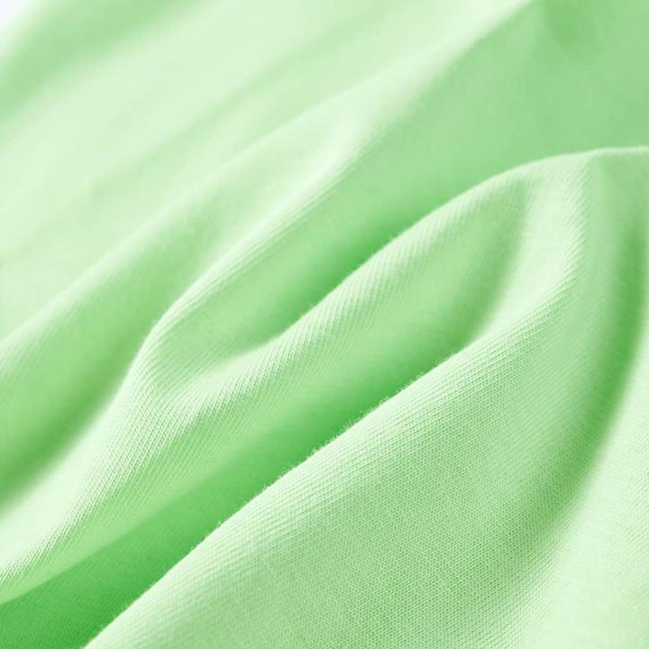 Immagine prodotto VidaXL Maglietta da bambino verde lime 92,Materiale: 100 % cotone,Colore (92)