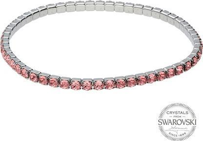 Levien Glittering bracelet with Rose Peach crystals 1459573 (L)