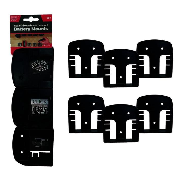 StealthMounts Akkuhalterung CAS, BM-CAS18-BLK-6