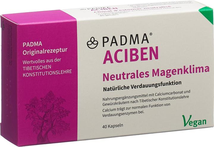 Padma Aciben ausgeglichenes Magenklima (40 Stück, Kapseln, 40 g)