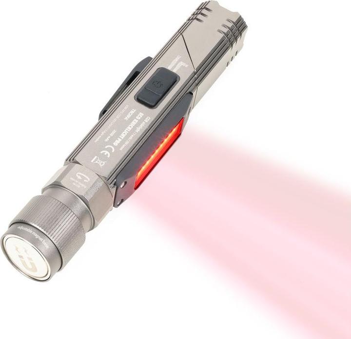 Produktbild Troika ECO KNICKLICHT PRO Taschenlampe Knicklampe multifunktional, titanfarben (14.90 cm, 200 lm)