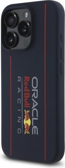 Produktbild Red Bull Racing - Silicone Oversize Vertical Logo MagSafe (RBHMP16L24SIOLRV) - iPhone 16 Pro - Navy (Apple iPhone 16 Pro)
