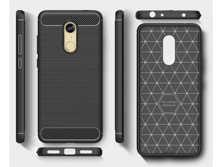 Produktbild Screenguard Xiaomi Redmi 5 Plus Hülle Carbon Brushed Soft TPU (Xiaomi Redmi 5 Plus)