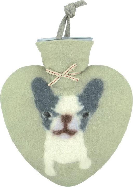 Dorothee Lehnen Wärmeflasche Bully Hund, 0.7 l, jade (0.70 l)