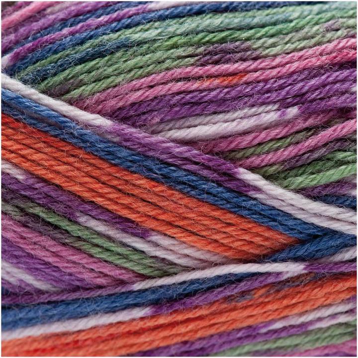 Actual product image Rico Design Wool Bamboo for socks 4-thread, 100 g, Purple (420 m)