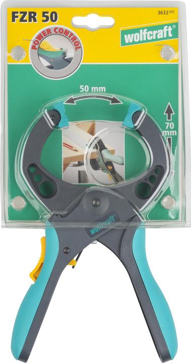 Image du produit wolfcraft wolfcraft 1 FZR - Ratschenspannzwinge 50mm (50 mm)