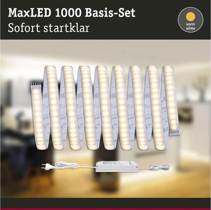 Immagine prodotto Paulmann Set di strisce MaxLED 1000 (Bianco caldo, 300 cm, Interno)