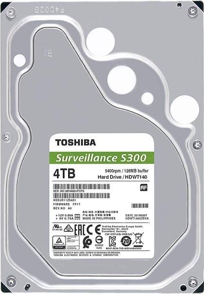 Image du produit Toshiba S300 (4 To, 3.5", CMR)