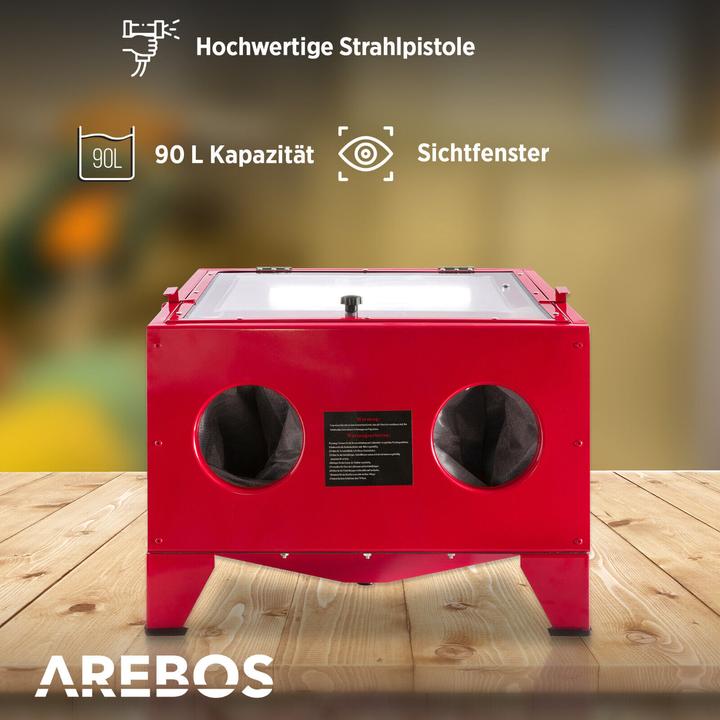 Actual product image Arebos Sandblasting cabin
