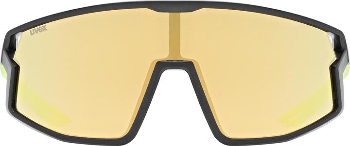 Actual product image Uvex Sports Skyryse jr. (Black yellow mat, Mirror Yellow)