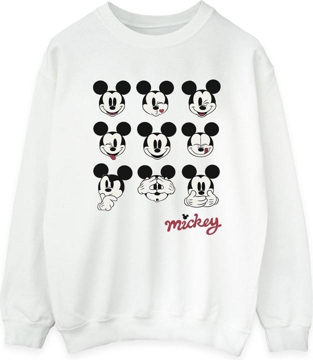 Disney Mickey Mouse Many Faces Sweatshirt (M)