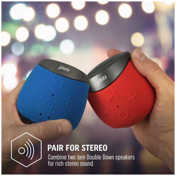 Image du produit Hmdx Jam JAM Double Down Haut-parleur Bluetooth (6 h, Fonctionnement sur batterie)