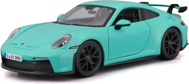 Actual product image Bburago Porsche 911 GT3 (1 piece - green or orange)