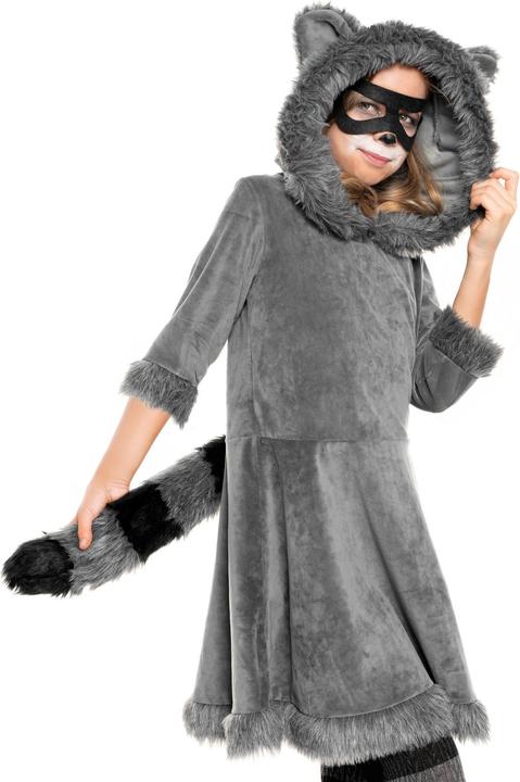 Produktbild Maskworld Waschbär Kostüm für Kinder - für Fasching Karneval (146, 152)