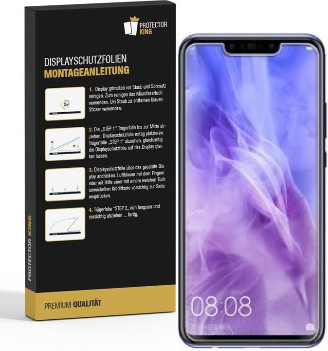 Produktbild Protectorking 2x Panzerfolie Anti-Shock HD Klar (2 Stück, Huawei Nova 3)