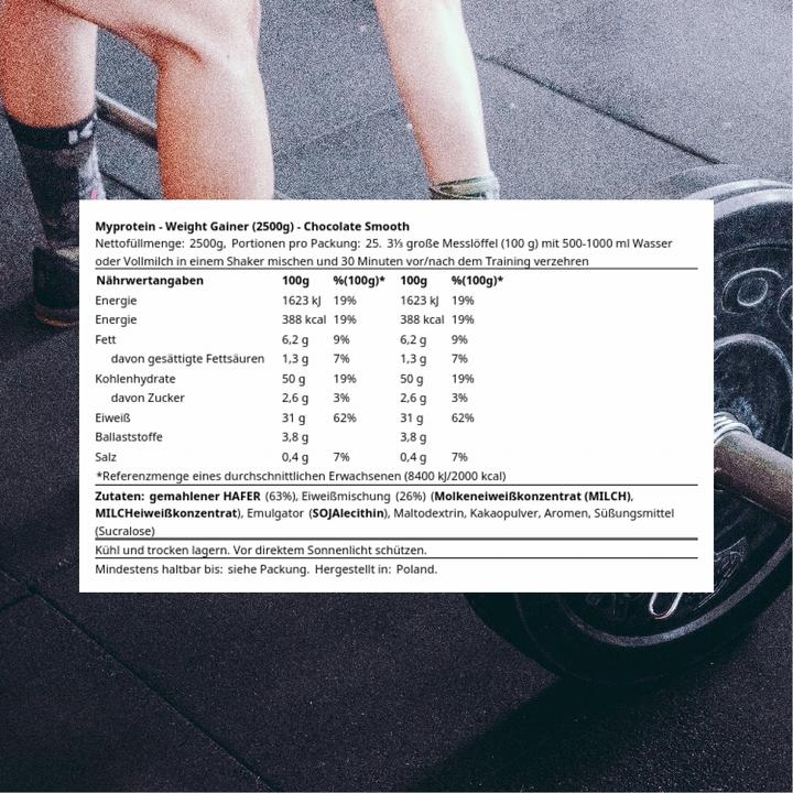 Actual product image MyProtein Weight Gainer Blend (Chocolate, 1 pcs., 2500 g)