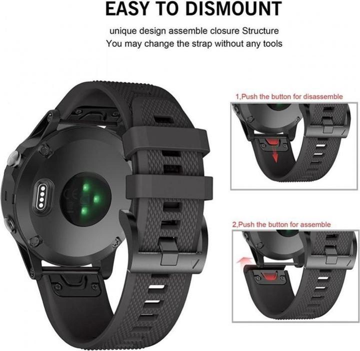 Image du produit Garmin Strap Fenix (26 mm, Matières plastiques)