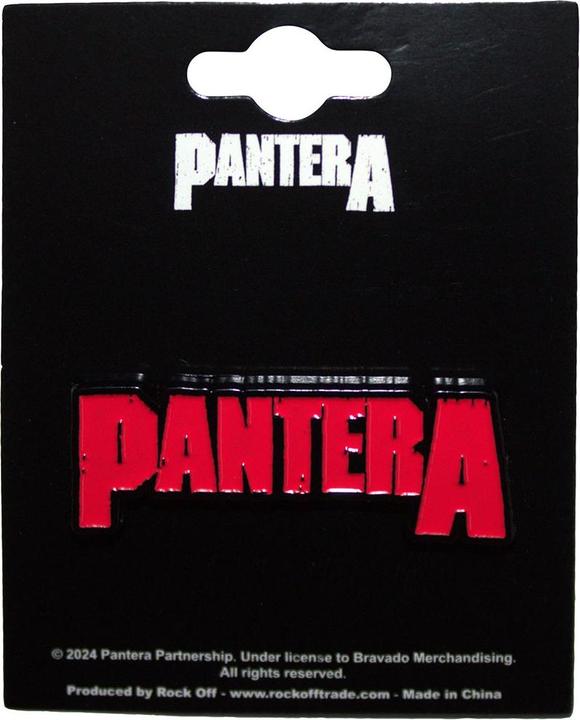 Produktbild Pantera Logo Abzeichen ZinkLegierung Emaille