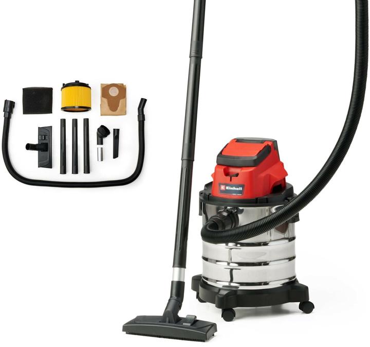 Einhell TC-VC 18/20 Li S Solo (Aspirapolvere a umido e a secco)