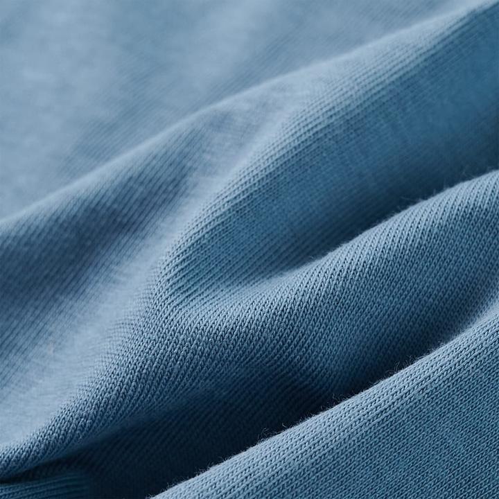 Immagine prodotto VidaXL Camicia da bambino a maniche lunghe blu medio 128,Materiale: 100 (128)