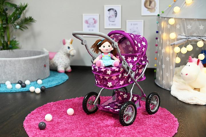 Image du produit Knorrtoys Puppenwagen First - star dark pink