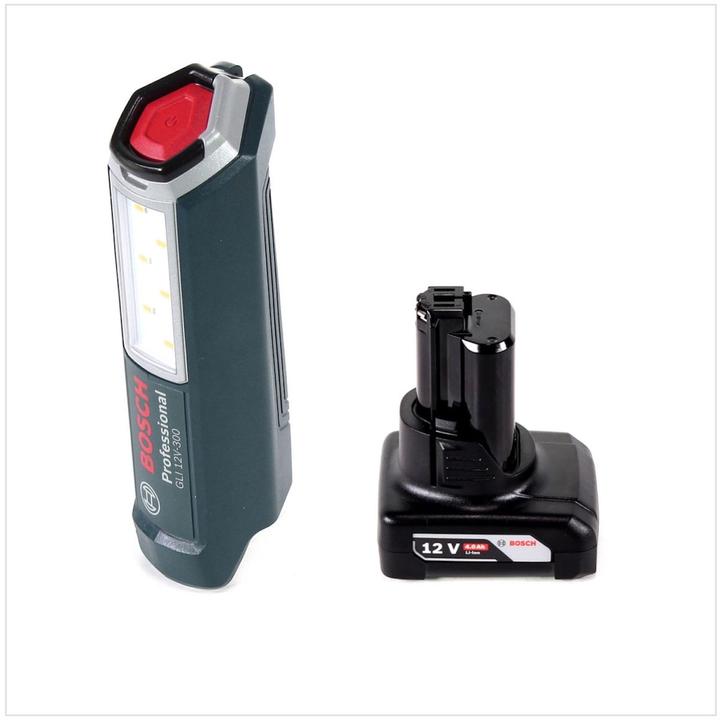 Produktbild Bosch Professional GLI 12V-300 Akku Lampe + 1x GBA 12V 4,0 Ah Akku - ohne Ladegerät (300 lm)
