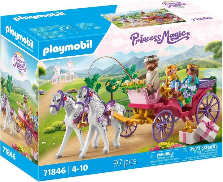 Productafbeelding Playmobil Koetsrit met prinses en prins (71846, Playmobil prinses magie)