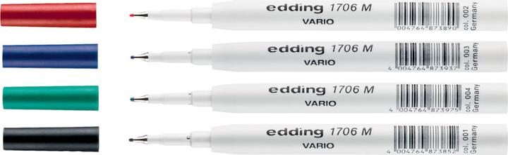 Image du produit Edding 1706 Vario (Recharger, Noir, 0.50 mm)