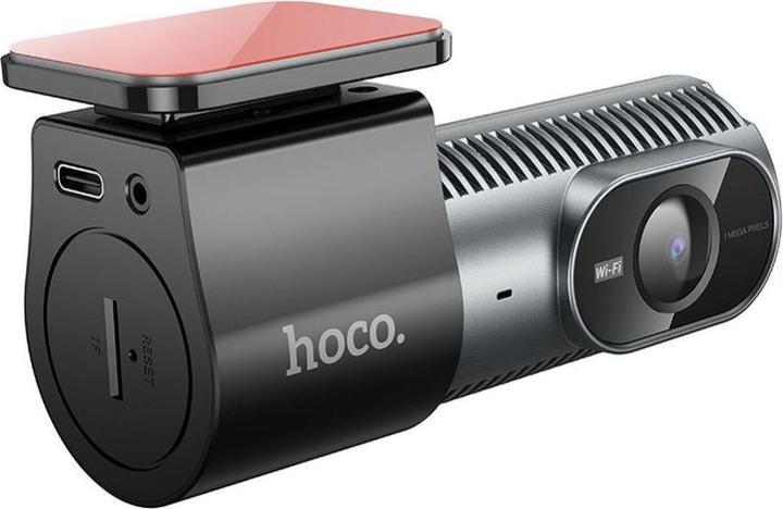 Hoco Dash Camera DV13, 720P, Wi-Fi, Schwarz (Built-in microphone, Built-in display)