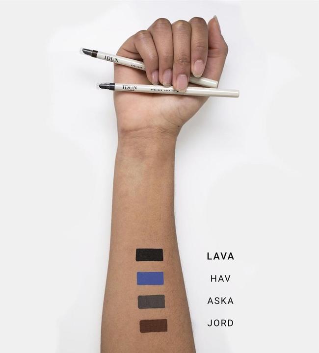 Actual product image IDUN Minerals Eye liner Lava svart (Lava Black)