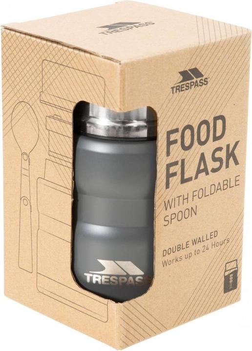 Actual product image Trespass SCRAN - Stainless Steel Insulated Bottle with Spoon (0.50 l)