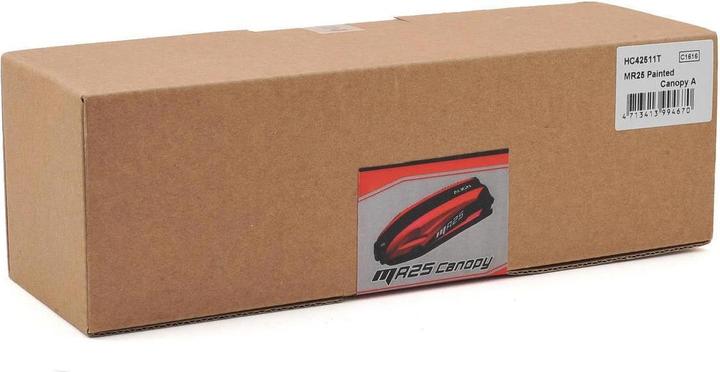 Align MR25 canopy painted, black/red