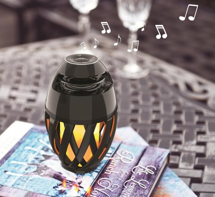 Actual product image Lexibook Flame Design Bluetooth Speaker LED Technology