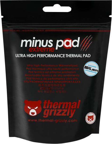 Produktbild Thermal Grizzly Minus Pad Extreme - 100 × 100 × 0,5 mm (0.50 mm, 80 W/m K)