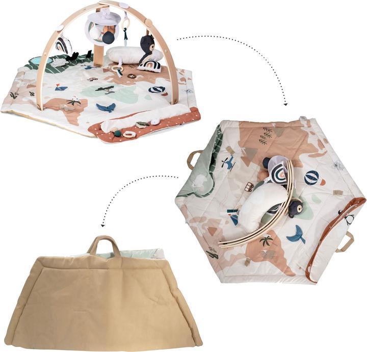 Actual product image BabyGo Bianca World play mat