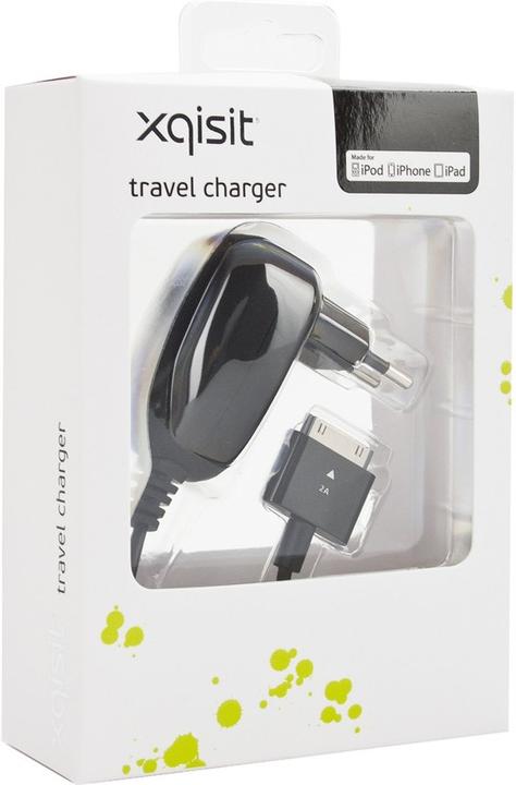 Produktbild Xqisit Reiseladegerät für iPhone 3G - 4S (30 Pin)